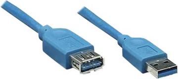 Produktbild Techly USB3.0 Verlängerungskabel Stecker/Buchse TypA (1 m, USB 3.0)