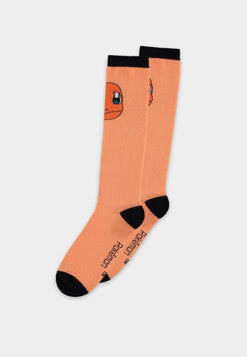 Actual product image Difuzed Socks 1 Pair Pokemon Charmander Number (Single pack, 35, 38)