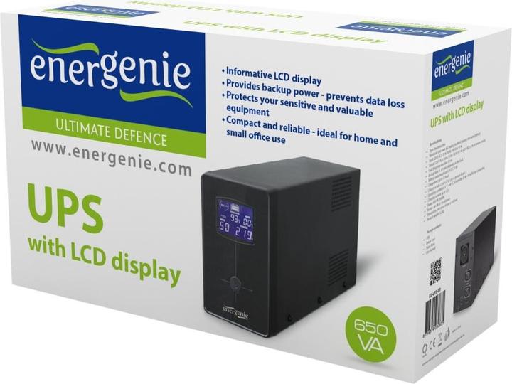 Produktbild Gembird EG-UPS-031 650 VA (650 VA, 390 W, Line-Interaktiv USV)