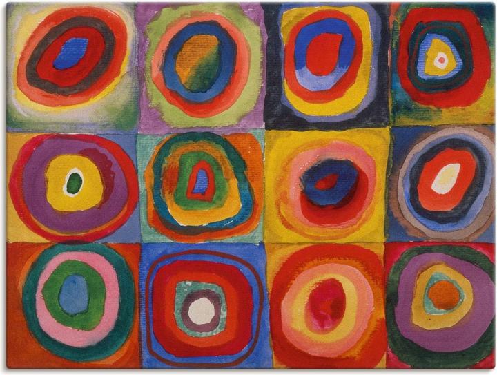 Produktbild Artland Quadrate und konzentrische Ringe. 1913 T6PE (80 x 60 cm)