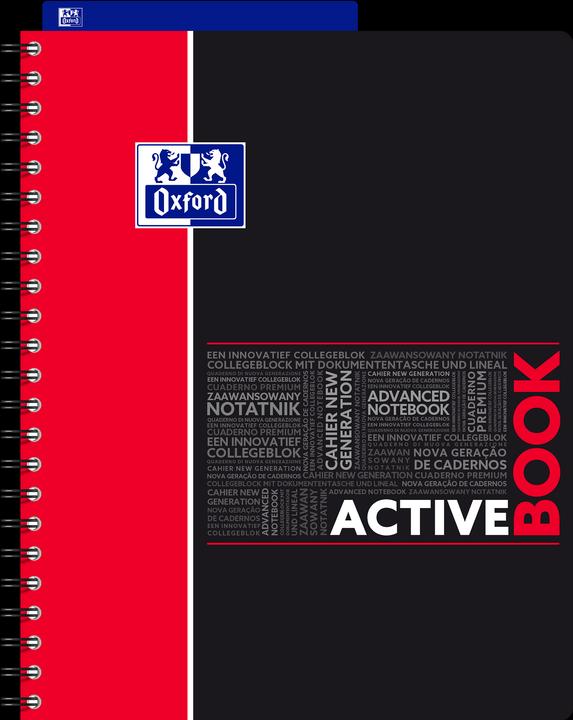 Actual product image Oxford Activebook Student (A4+, Checked, Hardcover)