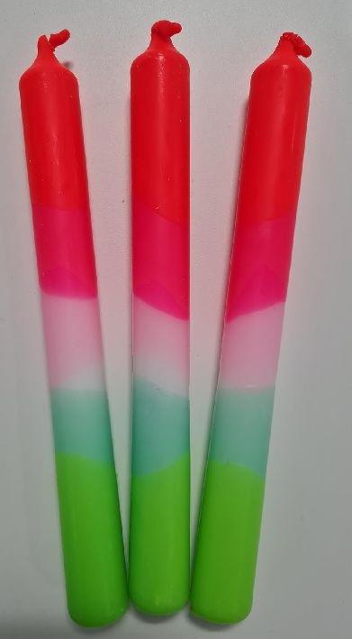 Actual product image PBS Austria Stick candles pack of 3 multicoloured (1 pcs.)
