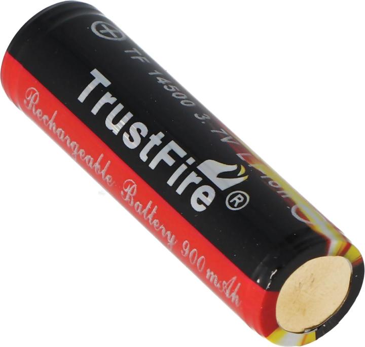 Actual product image Trustfire Akku 14500 geschützte Li-Ion-Zelle (Flame) (1 pcs., 14500, 900 mAh)