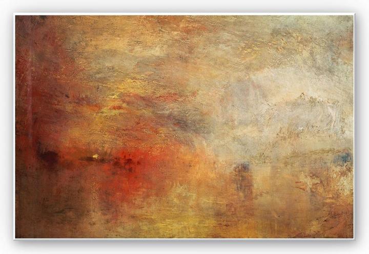 Image du produit Trenddeko Turner - Coucher de soleil sur un lac (60 x 40 cm)