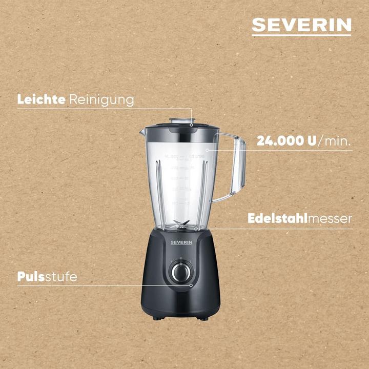 Actual product image Severin Stand Mixer SM3707 Black (600 W)