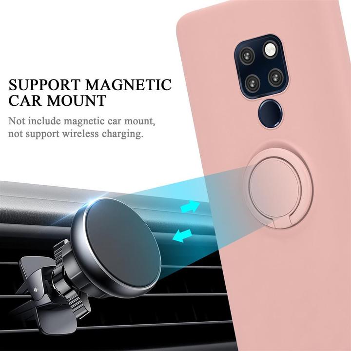 Image du produit Cadorabo Coque TPU Liquid Ring Silicone Case (Mate 20)
