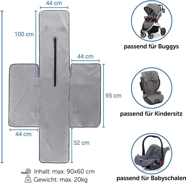 Produktbild Zamboo Transporttasche für Kindersitze und Kinderwagen