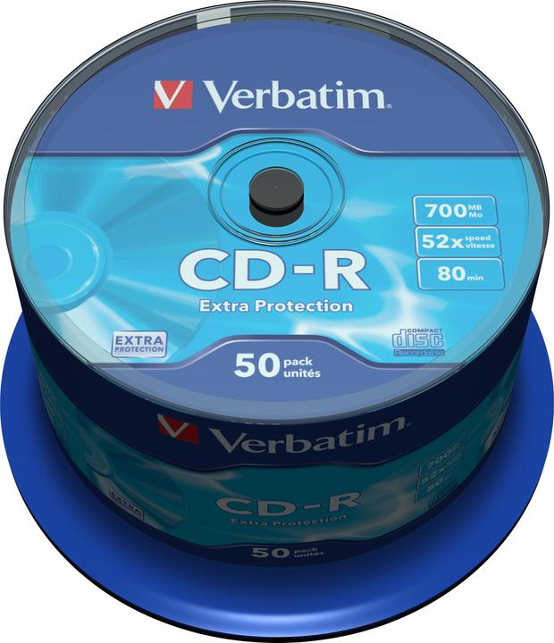 Produktbild Verbatim CD-R, 700MB/80min, 52x, Spindel (50 x)
