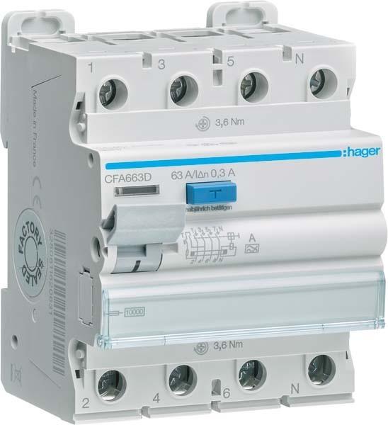 Actual product image Hager CFA663D