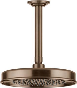 Produktbild Gessi Venti20 Antikalk-Kopfbrause, D229mm, mit Gelenk und Deckenarm Sondermass angeben 110-1900mm, D (8 l/min)