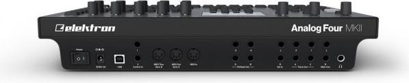 Actual product image Elektron Analog Four MKII Black 4-bar analogue synthesizer