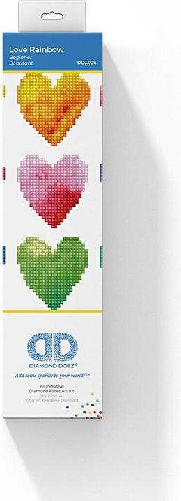 Actual product image Diamond Dotz Craft kit hearts