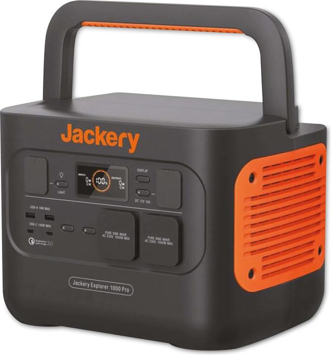 Image du produit Jackery Explorer 1000 Pro (1002 Wh, 11.50 kg)