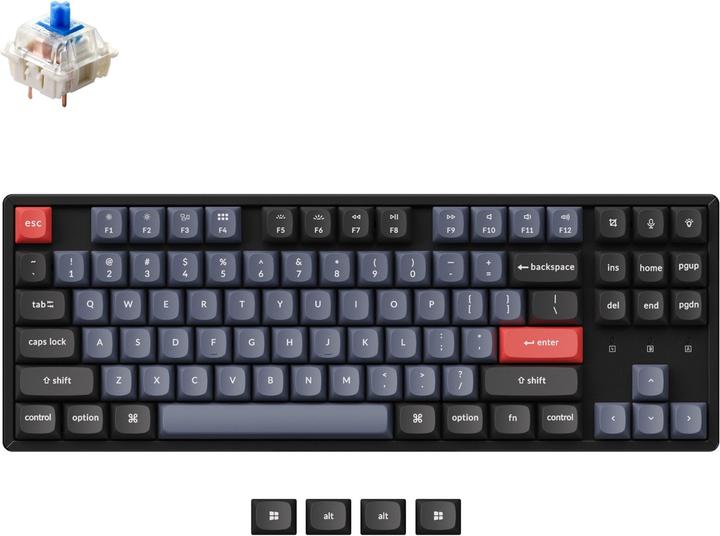 Produktbild Keychron K8 Pro (DE, Kabelgebunden, Kabellos)