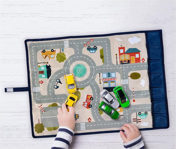 Image du produit Achoka Tapis de jeu Trafic urbain, 100x150cm (100 x 150 cm)