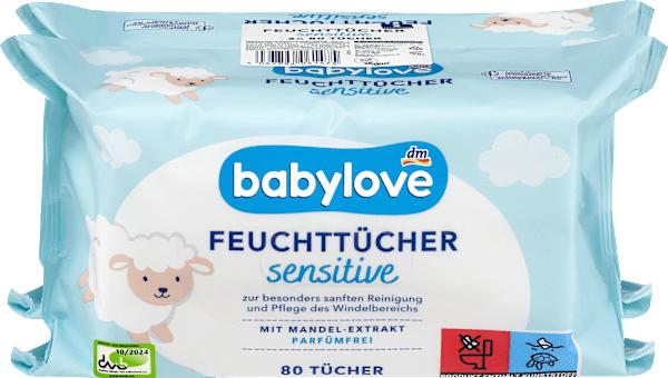dm babylove Sensitive (160 Stück)