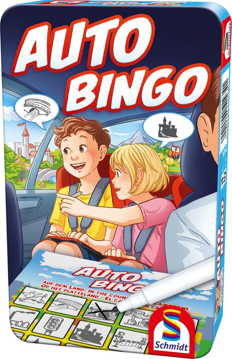 Schmidt Spiele Auto Bingo (Französisch, Italienisch, Deutsch, Englisch)
