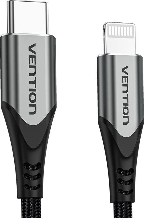 Immagine prodotto Vention Cavo da USB 2.0 a Lightning TACHH 2m Grigio (2 m, USB 3.2 Gen 1)