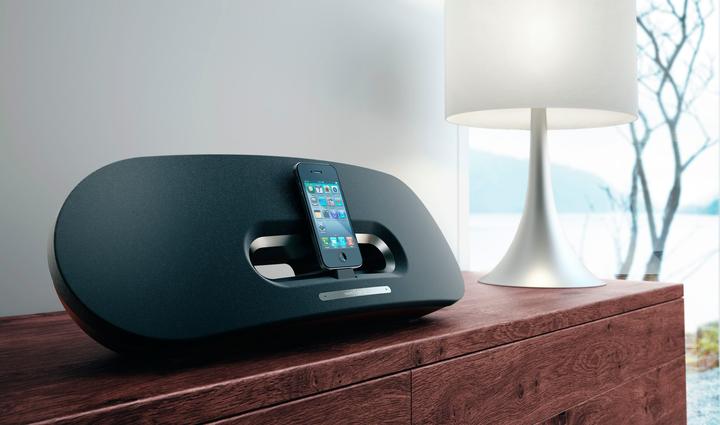 Actual product image Philips Fidelio Primo DS9/10, docking speaker for iPod (Electrical connection)