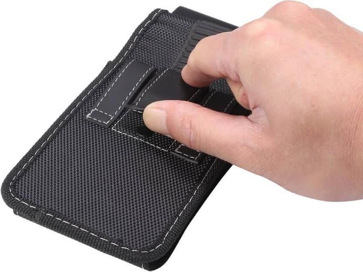 Immagine prodotto Cover-Discount Borsa da cintura verticale in Oxford con clip 16,2 cm / L