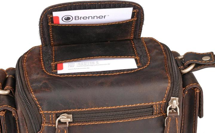 Produktbild Kalahari KAAMA L-12 Fototasche, Leder (Kamera Schultertasche)
