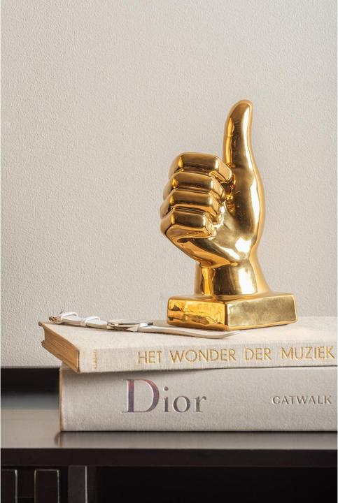 Actual product image present time Stand-up statue Okay Gold