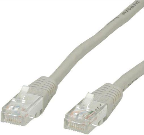 Actual product image RND Electronics Patch cord, RJ45 connector - RJ45 connector, Cat 6, UTP, 2m, Grey (U/UTP, CAT6, 2 m)