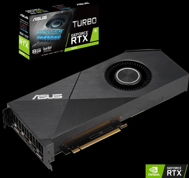 Produktbild ASUS GeForce TURBO RTX 2070 8G EVO (8 GB)