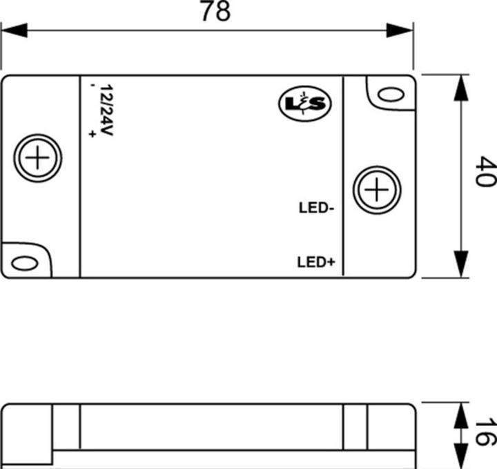 Immagine prodotto L&S Ricevitore radio a LED per la funzione di oscuramento 12 / 24 V