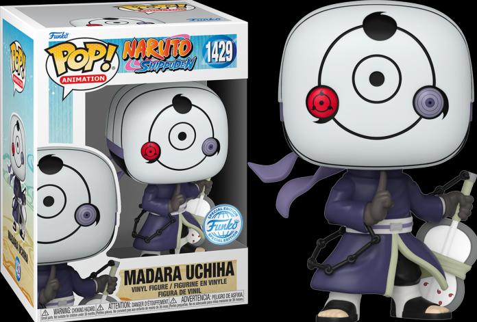 Actual product image Funko POP! Naruto Shippuden Madara Uchiha (Masked) Exclusive