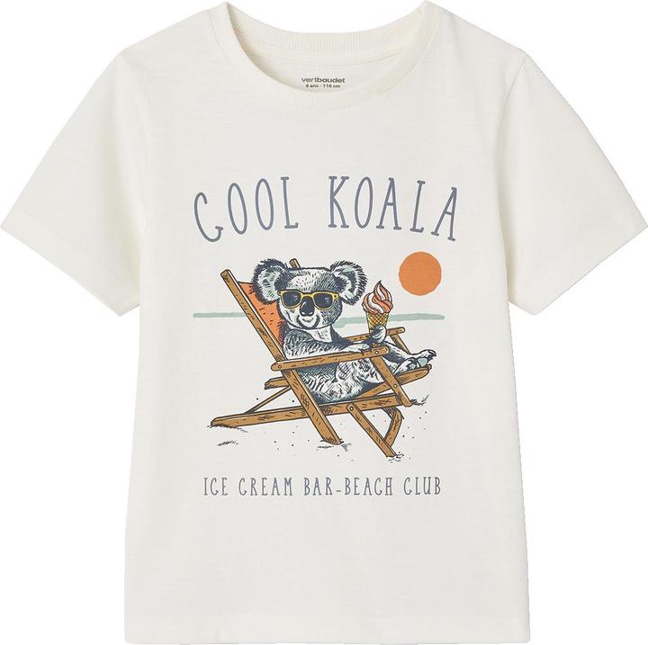Vertbaudet Jungen T-Shirt, Tierprint (140)