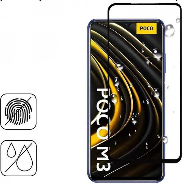 Immagine prodotto Screenguard Xiaomi Poco M3 Pellicola protettiva di vetro a schermo intero 2.5D 9H (1 Pezzo/i, Xiaomi Poco M3)