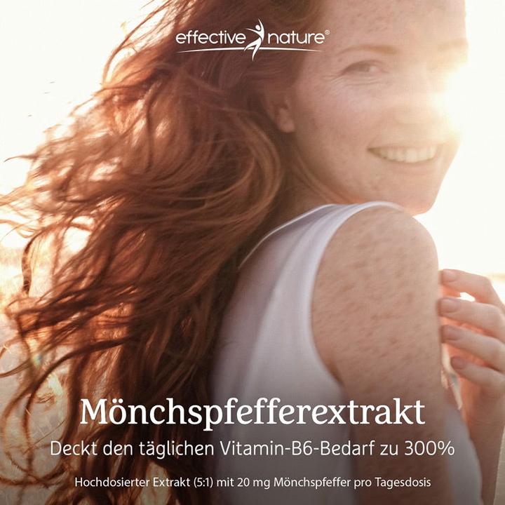 Actual product image Effective Nature Mönchspfefferextrakt (90 Piece, Capsules, 90 g)