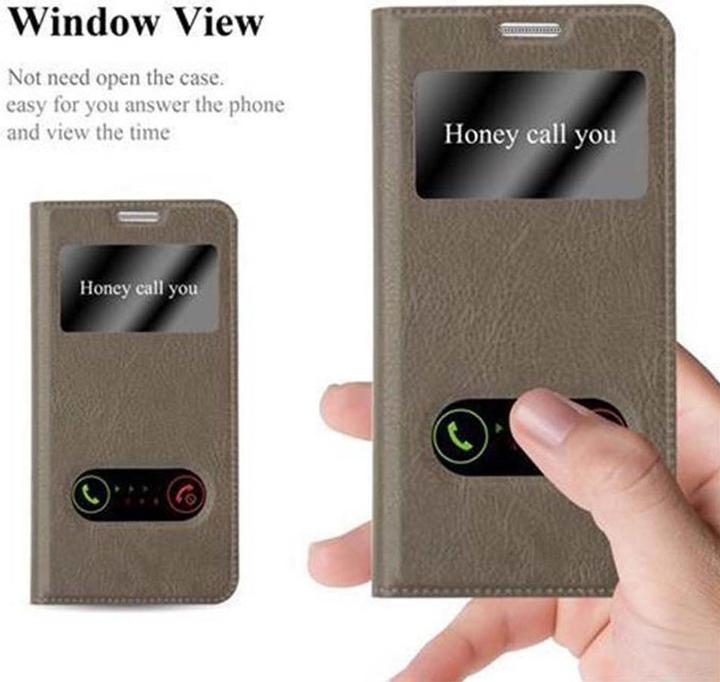 Produktbild Cadorabo Book mit View Doppelfenster Cover (Samsung Galaxy Alpha)