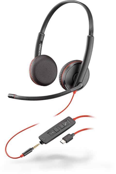Produktbild Poly Blackwire 3225 USB-C Duo (Kabelgebunden, USB-C)
