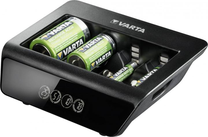 Varta LCD Universal Charger+ (1 pcs, 9V Block, D, C, AA, AAA, Chargeurs sans batterie)