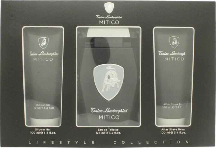 Actual product image Tonino Lamborghini Set Mitico Edt 125Ml +b 100Ml + 100Ml (Eau de toilette, 125 ml)