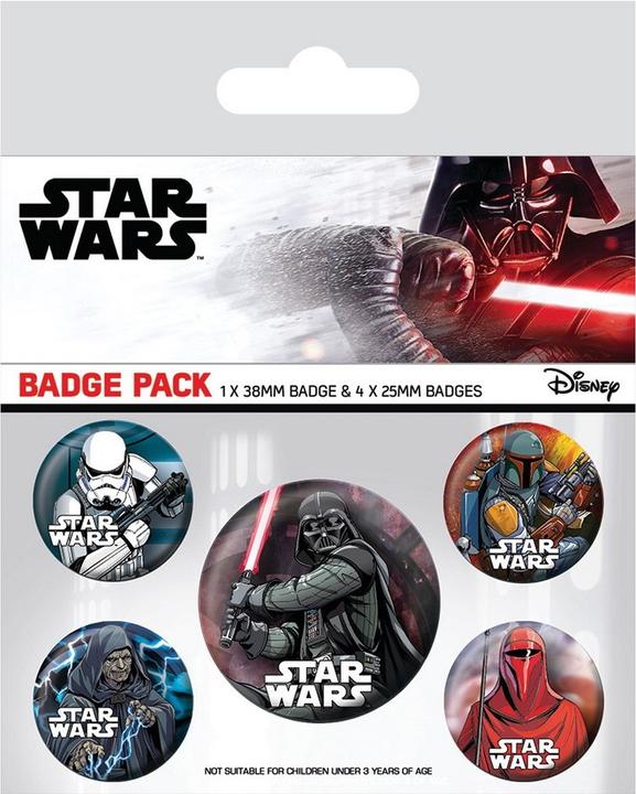 Produktbild Star Wars Ansteckerset Dark Side 5Erpack