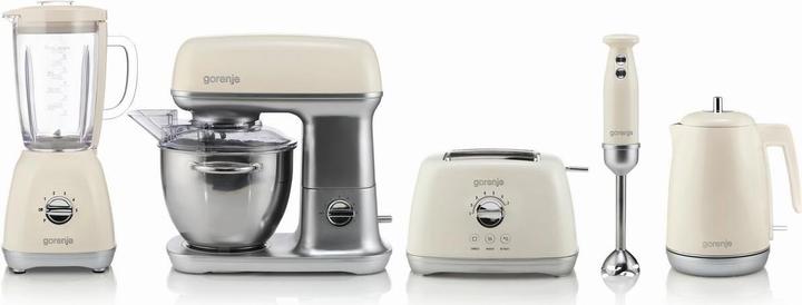 Actual product image Gorenje Blender B800RL Tabletop, 800 W, Jar material Glass, Jar capacity 1.8 L, Ice crushing, brownish yello (800 W)