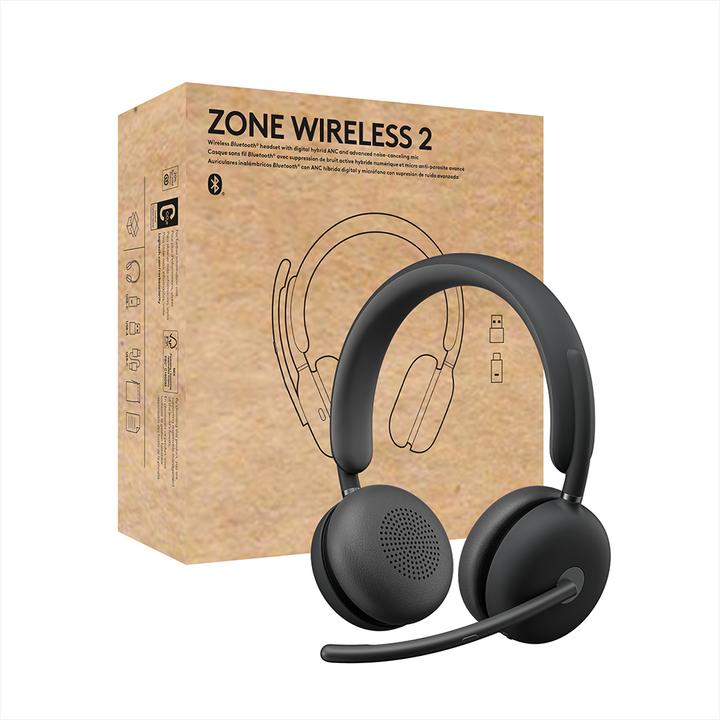 Immagine prodotto Logitech Zone Wireless 2 (Senza fili, Cablato, USB-C)