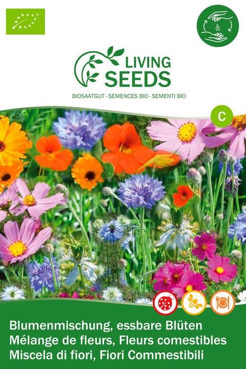 Produktbild Living Seeds Blumenmischung, essbare Blüten (Blumenzwiebel)