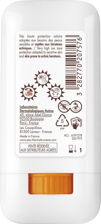 Actual product image Avène SunsiStick KA (Sun cream face, SPF 50, 20 ml, 150 g)