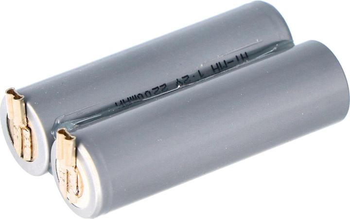 Actual product image AccuCell Akku Moser Ermila Genio Plus Genius Akku 1854-0078 (2 pcs., 2100 mAh)