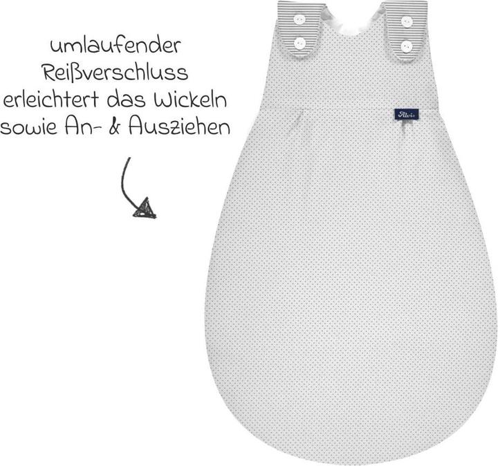 Actual product image Alvi Schlafsäcke Aussensack Baby-Mäxchen - Dots - Grey - Gr. (All-season)