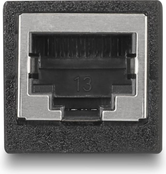 Actual product image Delock Adapter RJ45 jack to RJ45 jack Cat.6 black (Network coupling)