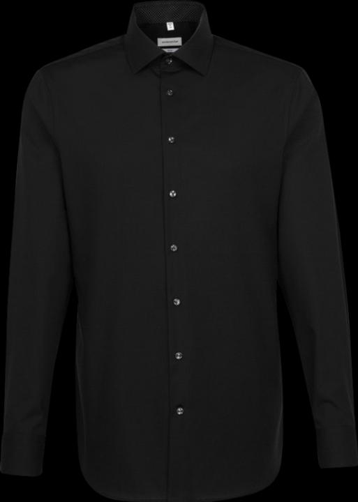 Immagine prodotto Seidensticker Camicia Slim Fit Business Kent Patch 12 nero (L)