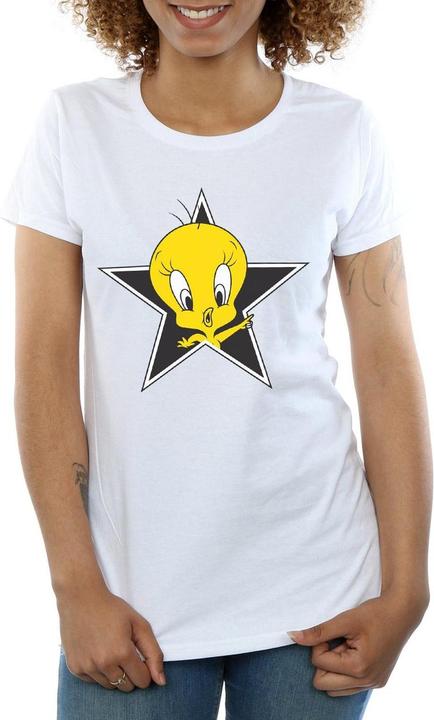 Immagine prodotto Looney Tunes Tweety Pie Star Maglietta Donna (M)