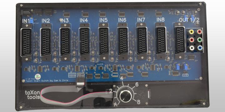 Image du produit Taxon Tools Commutateur Scart noir (Commutateur vidéo)