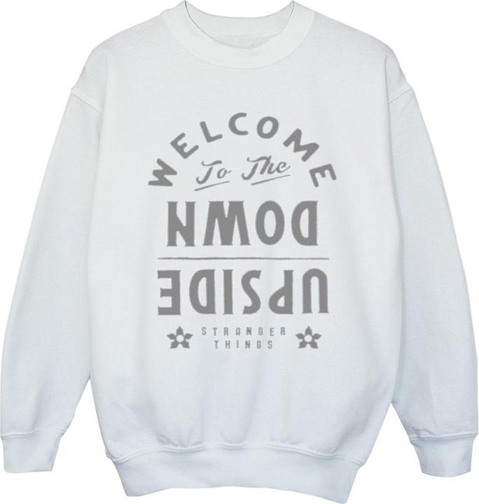 Netflix Stranger Things Welcome To Upside Down Sweatshirt Mädchen