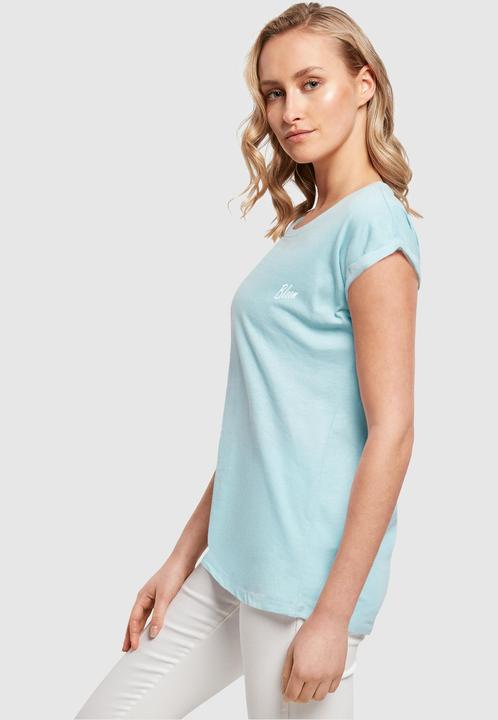 Produktbild Merchcode Ladies Flowers Bloom Extended Shoulder Tee - 113661 (L)